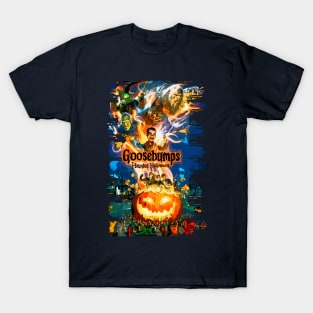 Goosebumps Haunted Halloween Halftoned T-Shirt